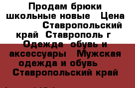 Продам брюки школьные новые › Цена ­ 1 000 - Ставропольский край, Ставрополь г. Одежда, обувь и аксессуары » Мужская одежда и обувь   . Ставропольский край